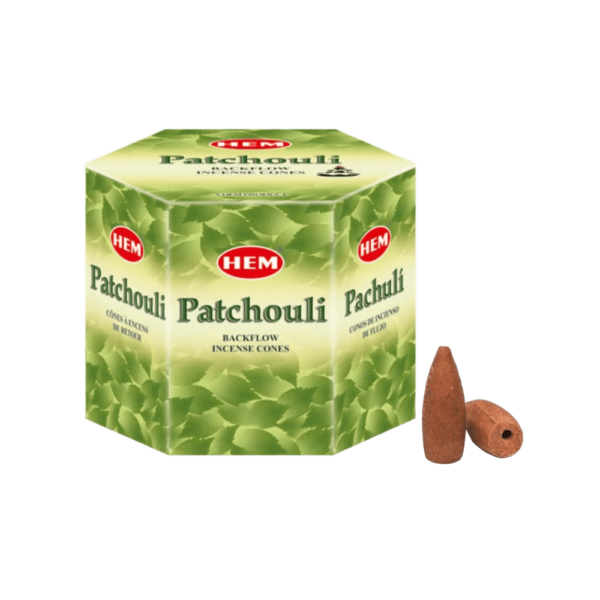 Sahumerio HEM - Conos Cascada - Patchouli - Shantala SA - SHEMCOCPAT