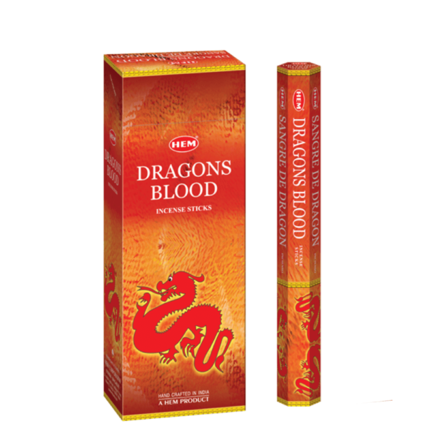 Sahumerio HEM - Hexagonales - Dragons Blood - Shantala SA - SHEMHXDRAGONS