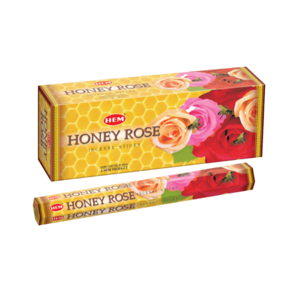 Sahumerio HEM - Hexagonales - Honey Rose - Shantala SA - SHEMHXHONEYROSE