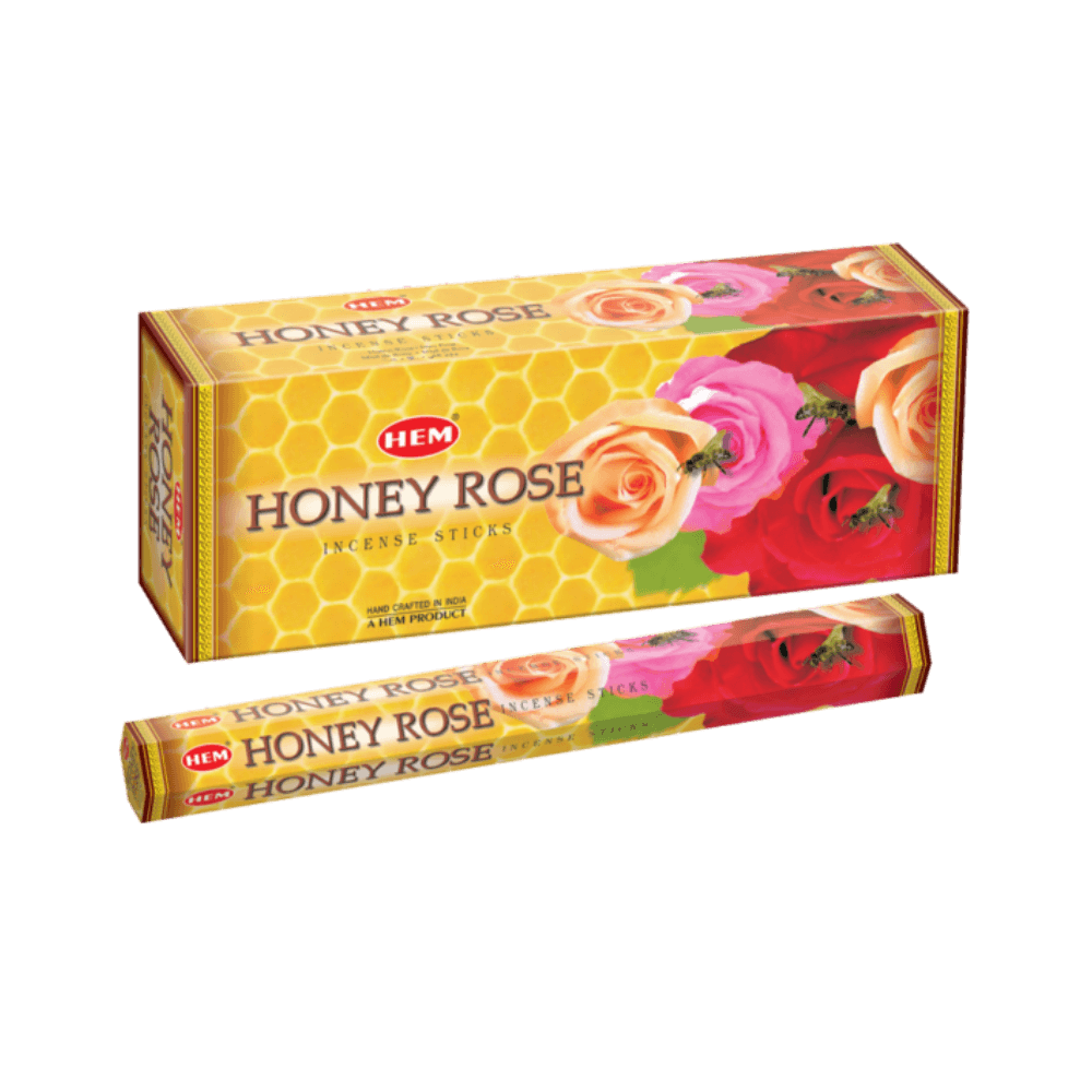 Sahumerio HEM - Hexagonales - Honey Rose - Shantala SA - SHEMHXHONEYROSE