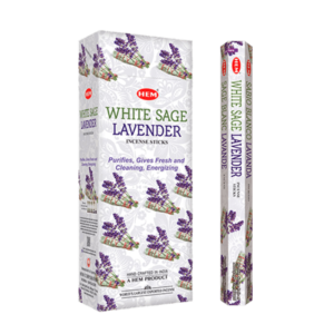 Sahumerio HEM - Hexagonales - White Sage Lavanda - Shantala SA - SHEMHXWHTLV