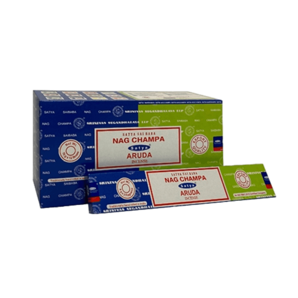 Sahumerio Satya - Combo - Combo Nag Champa y Arruda 16g - Shantala SA - SSATCMNCAR