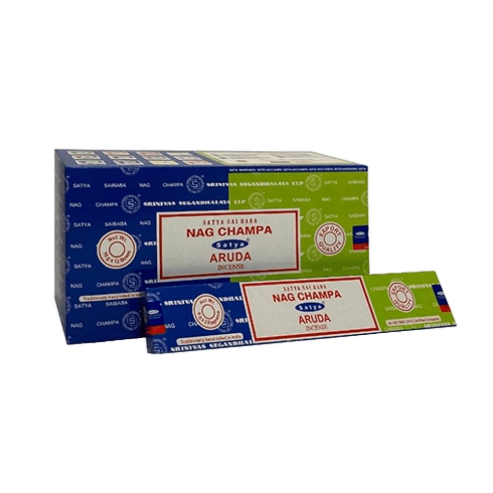 Sahumerio Satya - Combo - Combo Nag Champa y Arruda 16g - Shantala SA - SSATCMNCAR