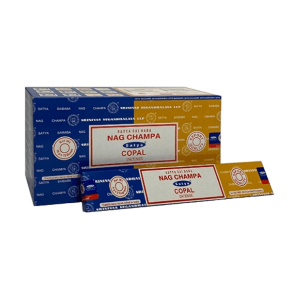 Sahumerio Satya - Combo - Combo Nag Champa y Copal 16g - Shantala SA - SSATCMNCCO