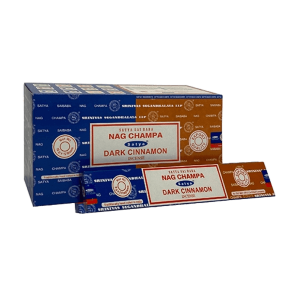 Sahumerio Satya - Combo - Combo Nag Champa y Dark Cinnamon 16g - Shantala SA - SSATCMNCDC