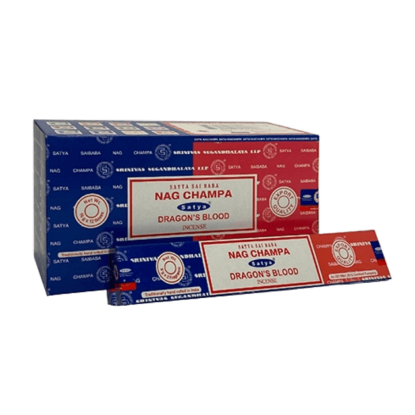 Sahumerio Satya - Combo - Combo Nag Champa y Dragon Blood 16g - Shantala SA - SSATCMNCDB