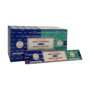 Sahumerio Satya - Combo - Combo Nag Champa y Money Matrix 16g - Shantala SA - SSATCMNCMM