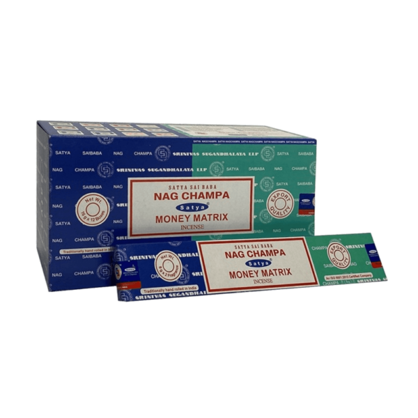 Sahumerio Satya - Combo - Combo Nag Champa y Money Matrix 16g - Shantala SA - SSATCMNCMM