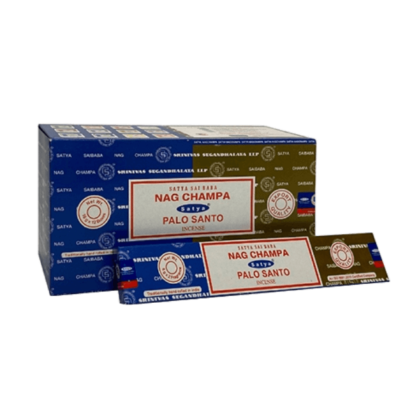 Sahumerio Satya - Combo - Combo Nag Champa y Palo Santo 16g - Shantala SA - SSATCMNCPS