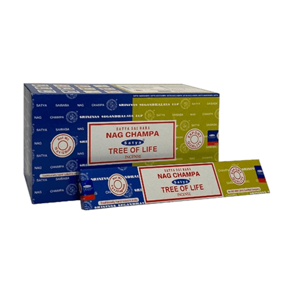 Sahumerio Satya - Combo - Combo Nag Champa y Tree Of Life 16g - Shantala SA - SSATCMNCTL