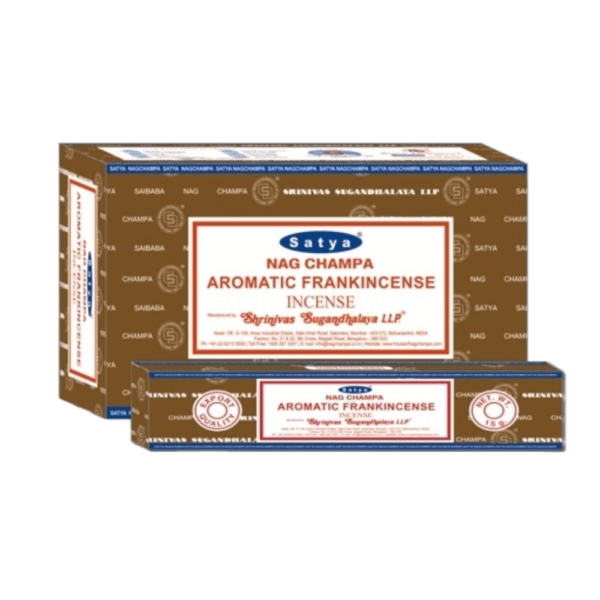 Sahumerio Satya - Linea Esotérica - Aromatic Frankincense Nag Champa - Shantala SA - SSATESARFRANK