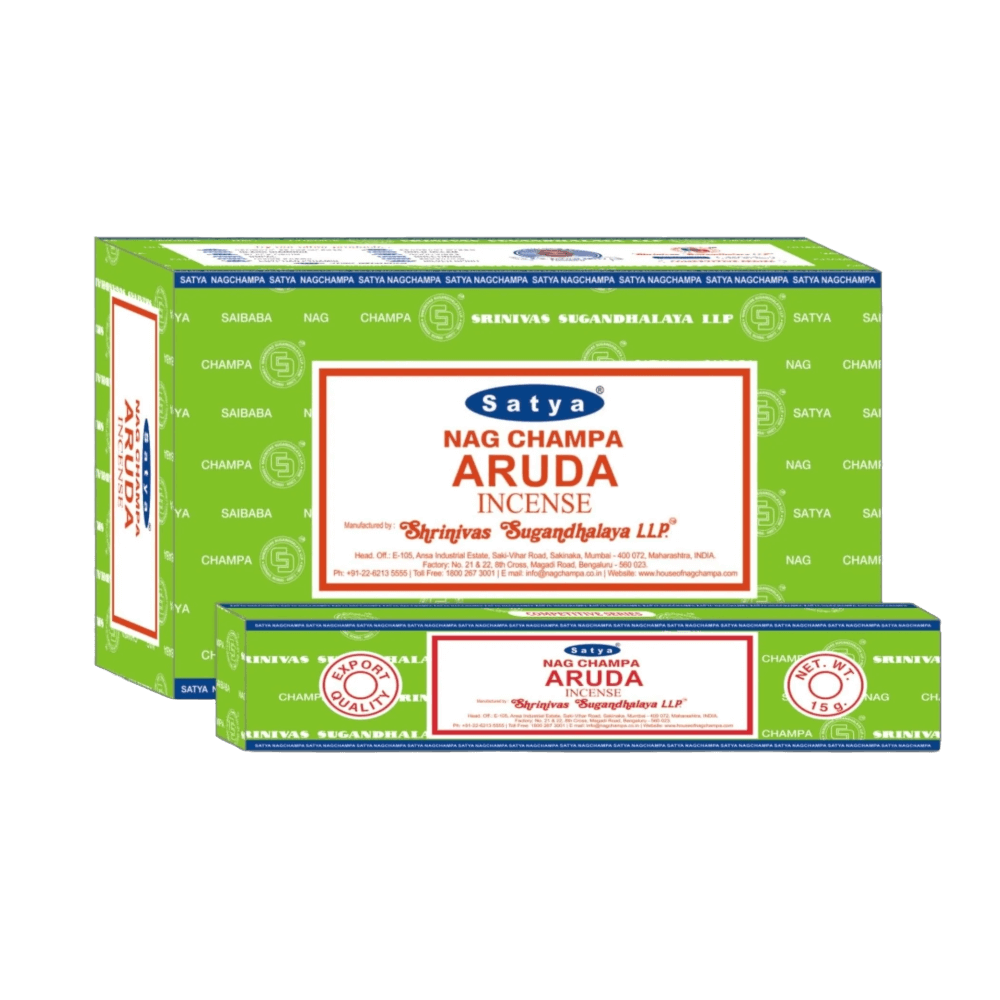 Sahumerio Satya - Linea Esotérica - Aruda Nag Champa - Shantala SA - SSATESARUDA