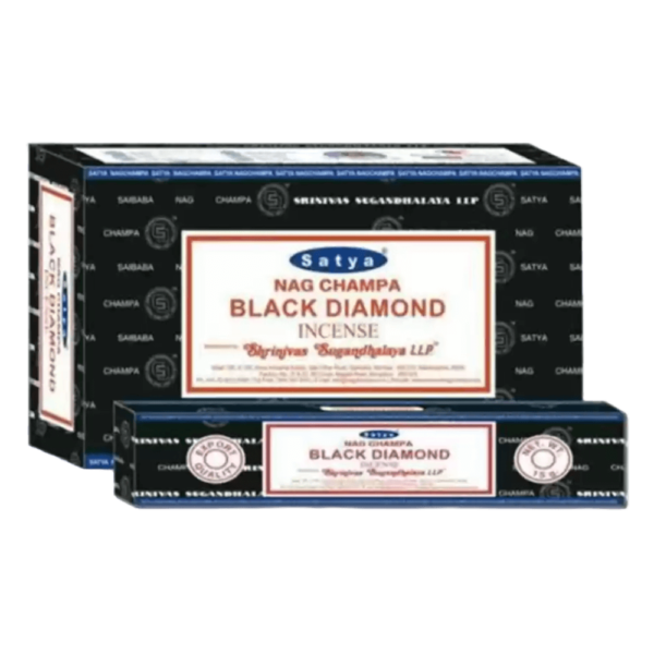 Sahumerio Satya - Linea Esotérica - Black Diamond Nag Champa - Shantala SA - SSATESBDIA