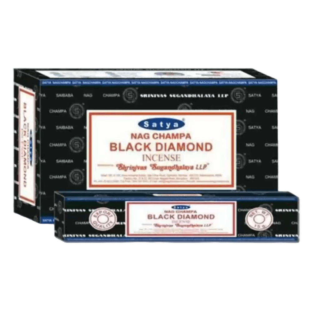 Sahumerio Satya - Linea Esotérica - Black Diamond Nag Champa - Shantala SA - SSATESBDIA