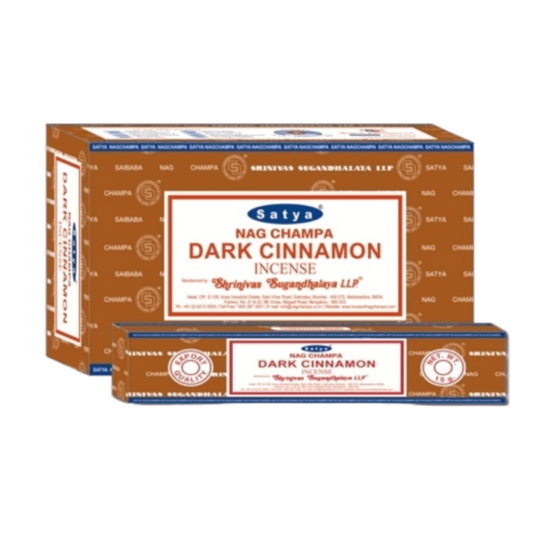 Sahumerio Satya - Linea Esotérica - Dark Cinnamon Nag Champa - Shantala SA - SSATESDCINAM