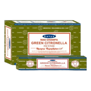 Sahumerio Satya - Linea Esotérica - Green Citronella Nag Champa - Shantala SA - SSATESGCITRN