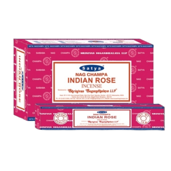 Sahumerio Satya - Linea Esotérica - Indian Rose Nag Champa - Shantala SA - SSATESINRO