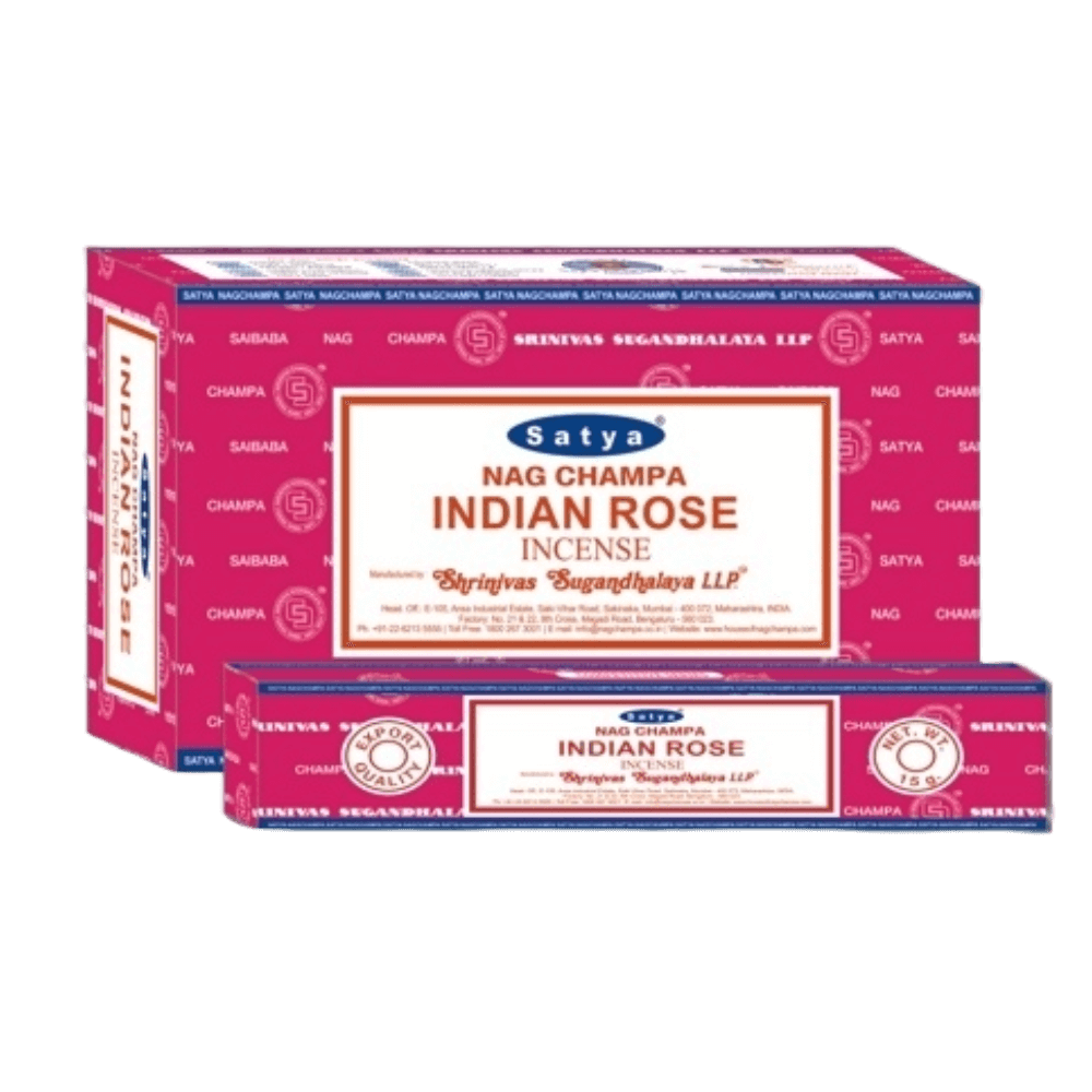 Sahumerio Satya - Linea Esotérica - Indian Rose Nag Champa - Shantala SA - SSATESINRO