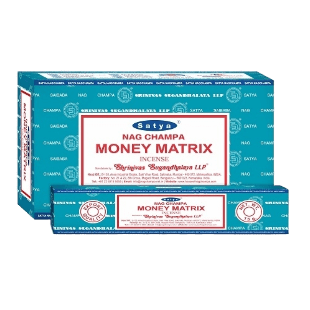 Sahumerio Satya - Linea Esotérica - Money Matrix Nag Champa - Shantala SA - SSATESMONEY