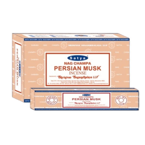 Sahumerio Satya - Linea Esotérica - Persian Musk Nag Champa - Shantala SA - SSATESPMUSK