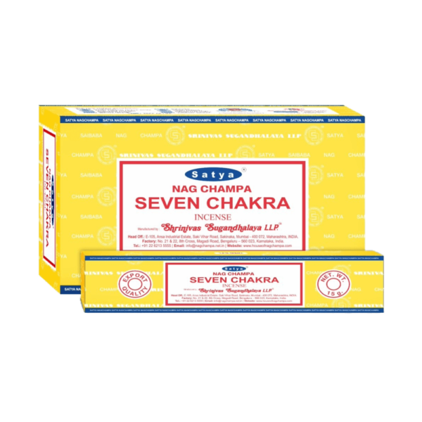 Sahumerio Satya - Linea Esotérica - Seven Chakra Nag Champa - Shantala SA - SSATES7CHAKR