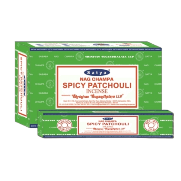 Sahumerio Satya - Linea Esotérica - Spicy Patchouli Nag Champa - Shantala SA - SSATESSPAT