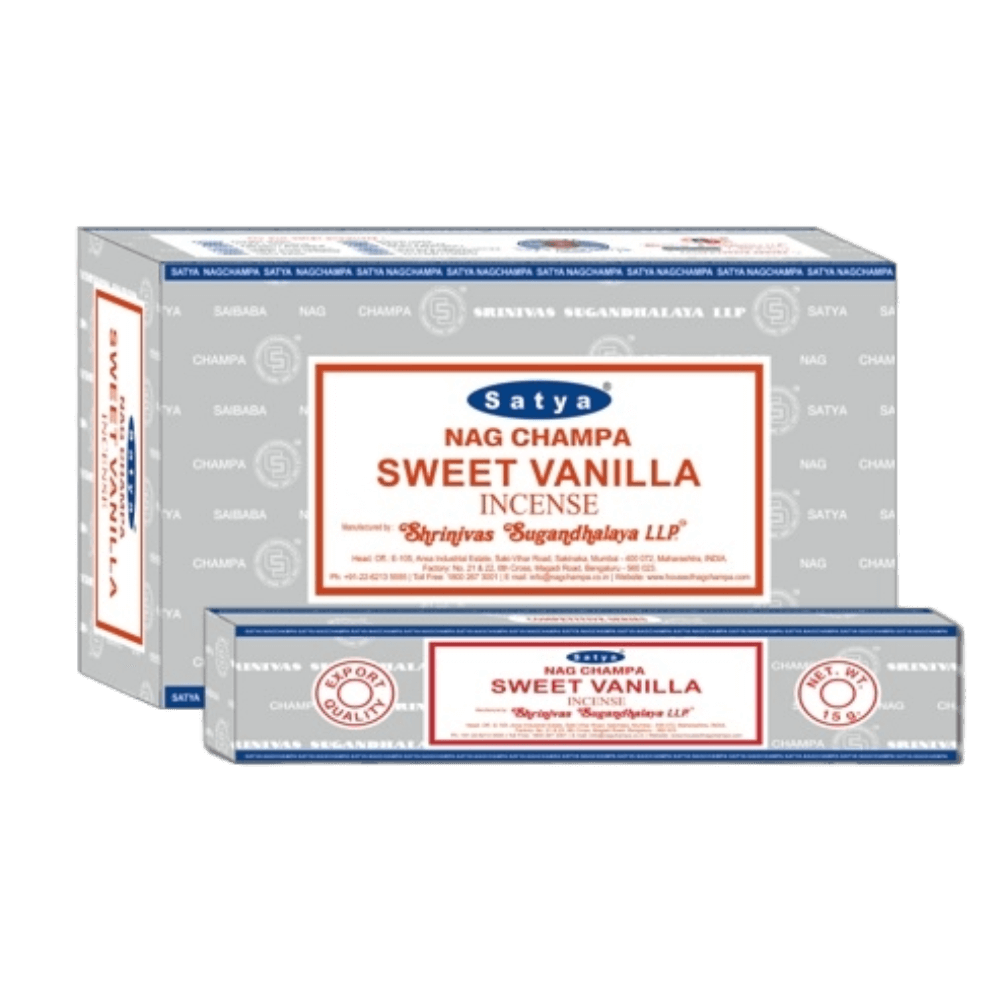 Sahumerio Satya - Linea Esotérica - Sweet Vanilla Nag Champa - Shantala SA - SSATESSWVAIN