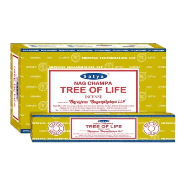 Sahumerio Satya - Linea Esotérica - Tree of Life Nag Champa - Shantala SA - SSATESTROFLIF