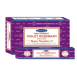 Sahumerio Satya - Linea Esotérica - Violet Rosemary Nag Champa - Shantala SA - SSATESVROSEM