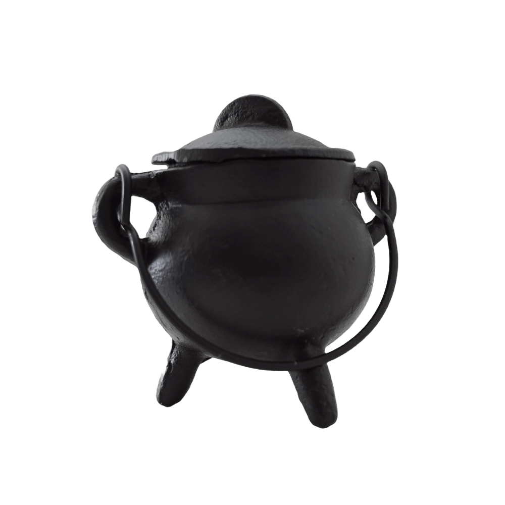 Accesorios Calderos Caldero Negro con Tapa 6cm Hierro Shantala SA ACCACLNG