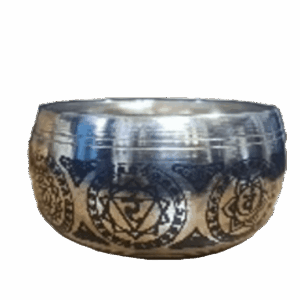 Accesorios Cuencos Cuenco Tibetano 7 Chakras Negro Plata con Stick Shantala SA ACCACT7CHKPL