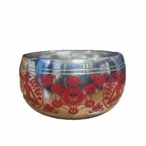 Accesorios Cuencos Cuenco Tibetano Yantra Rojo con Stick Shantala SA ACCACTYNTRJ