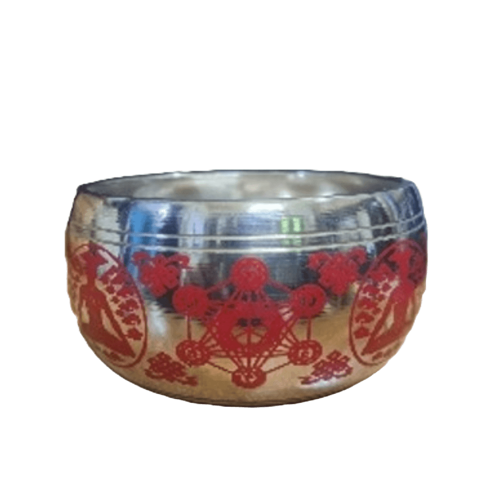 Accesorios Cuencos Cuenco Tibetano Yantra Rojo con Stick Shantala SA ACCACTYNTRJ