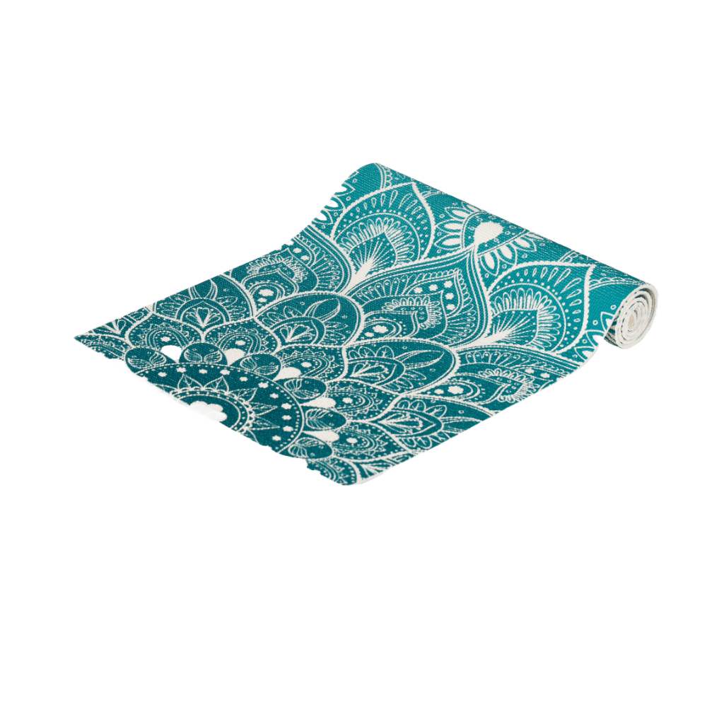 Yoga Accesorios de Yoga Mat de Yoga Eco PVC con Mandala Turquesa 8mm Shantala SA ACCNYPMTDPMDT