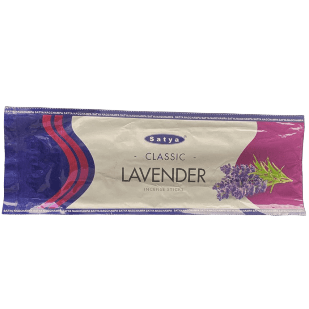 Sahumerio Satya Charcoal Free Classic Lavender 20g Sachet Shantala SA SSATSALAV