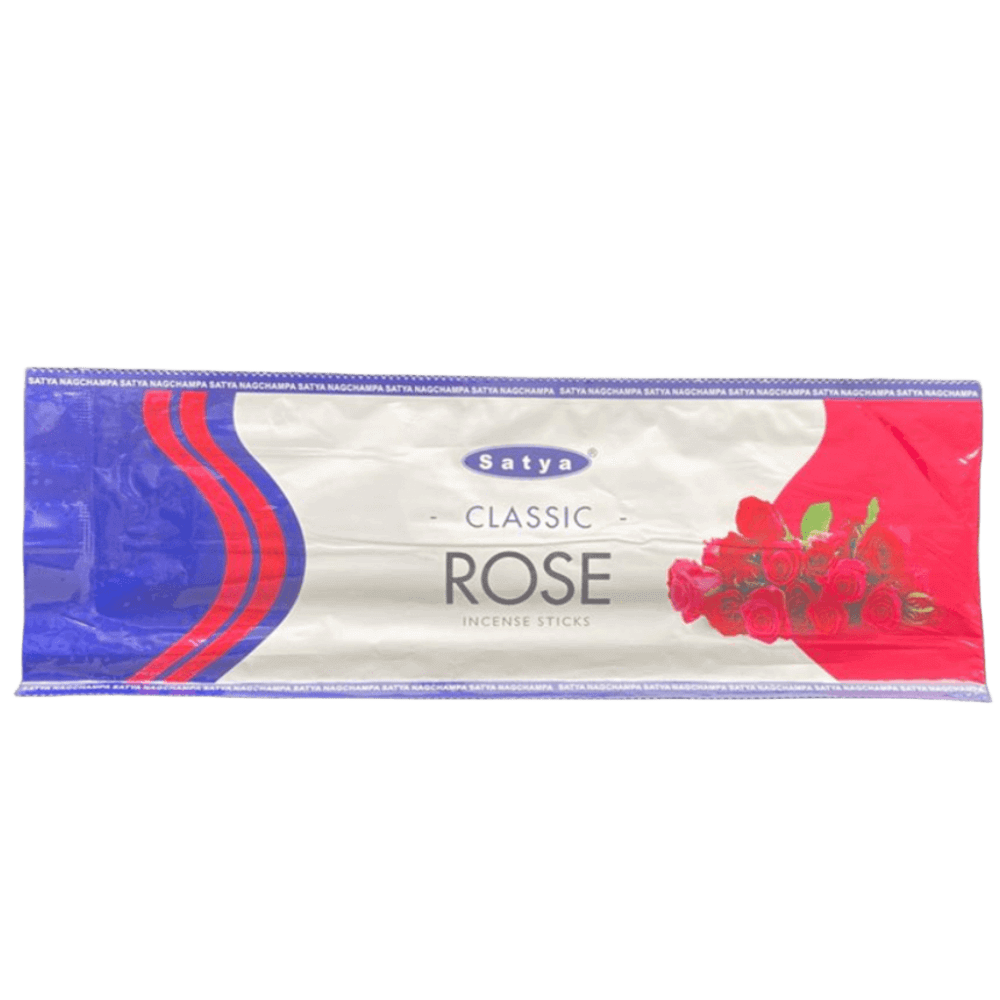 Sahumerio Satya Charcoal Free Classic Rose 20g Sachet Shantala SA SSATSAROS