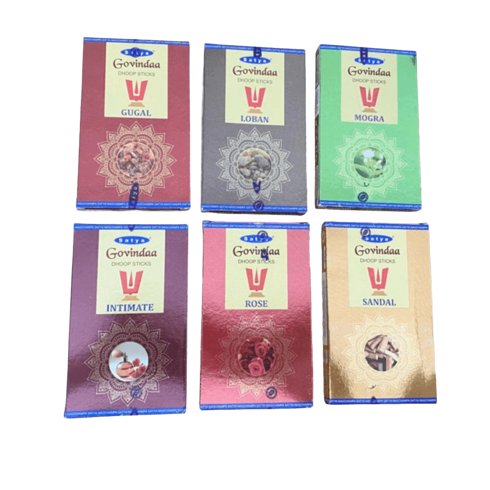 Sahumerio Satya Dhoops Govinda 10 Stick x12 Shantala SA SSATDHGOV 2