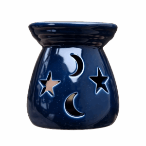 Aromaterapia Hornitos ceramica para aceites esenciales Hornito para aceites estrella luna azul 007 Shantala SA ACCAHOC007