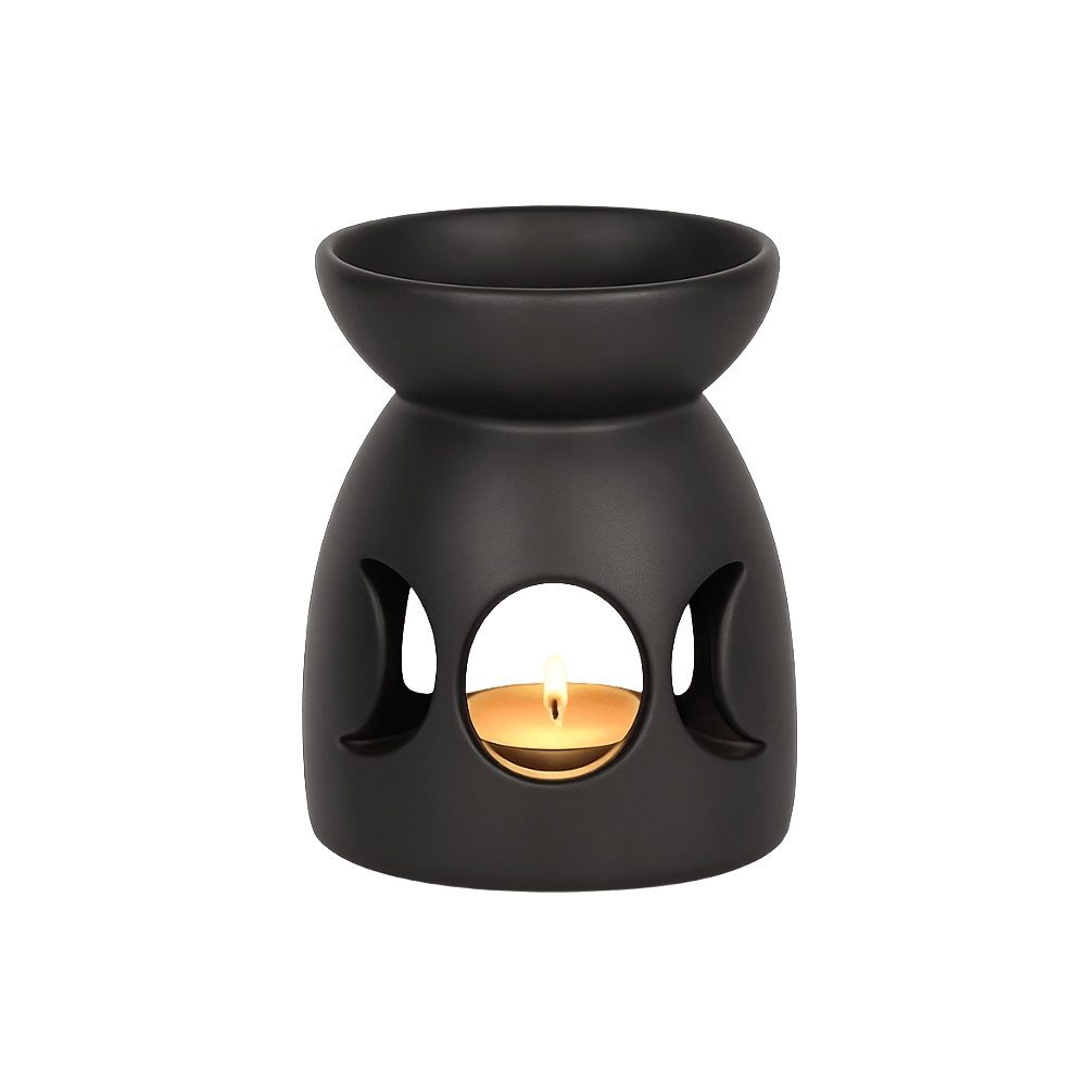 Aromaterapia Hornitos ceramica para aceites esenciales Hornito para aceites negro 006 Shantala SA ACCAHOC006