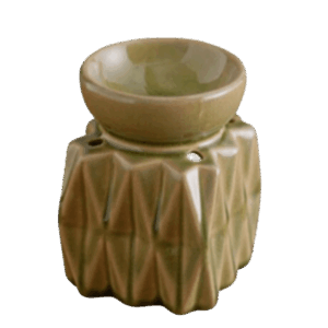 Aromaterapia - Hornitos - ceramica - para - aceites - esenciales - Hornito - para - aceites - con - relieve - geométrico - 122 - Shantala - SA - ACCNHO122